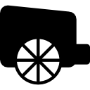 chariot avec grande roue 