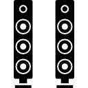 altavoces de televisión icon