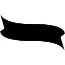 Лента черная форма icon