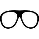 Glasses shape icon