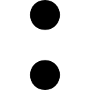 sinal musical de dois pontos icon
