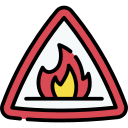 inflamable icon