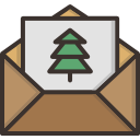 tarjeta de navidad icon