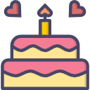 pastel de cumpleaños icon