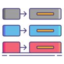 base de datos de valores clave icon