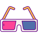 gafas 3d icon