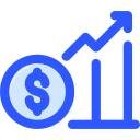 crecimiento del dinero icon