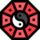 símbolo de yin yang