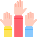 levantar la mano icon