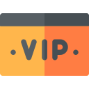 tarjeta vip icon