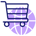 las compras en línea icon