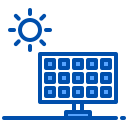 célula solar icon