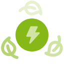 energía renovable icon