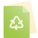 papel reciclado icon