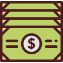 dinero en efectivo icon