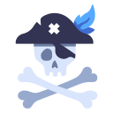 sombrero pirata icon