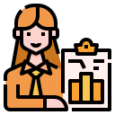 mujer de negocios icon