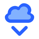 descarga en la nube icon