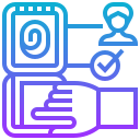 identificación biométrica icon