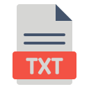 archivo txt icon