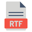 fichier rtf icon