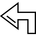 flecha diagonal icon