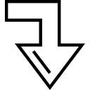 flecha diagonal icon