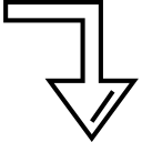 flecha diagonal icon