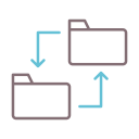 transferir datos icon