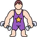 hombre musculoso icon