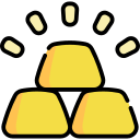 lingotes de oro icon