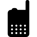 walkie talkie de policía 