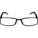 rechteckige brillen icon