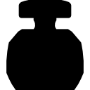 직사각형 커버가있는 원형 향수병 icon