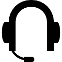 variante de auriculares con micrófono icon