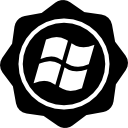 insignia social de windows icon