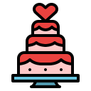 pastel de boda icon