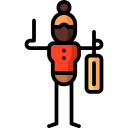 bęben szczelinowy kentongan ikona