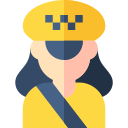 conductor de taxi icon