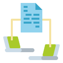 transferencia de datos icon