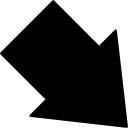 flecha diagonal icon