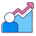 tabla de crecimiento icon