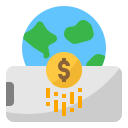 dinero digital icon