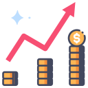 crecimiento del dinero icon