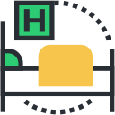 cama de hospital icon