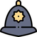 sombrero de policía icon