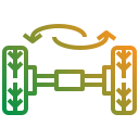 alineación de las ruedas