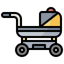 carrito de bebé icon