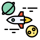 viaje espacial icon