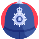 sombrero de policía icon